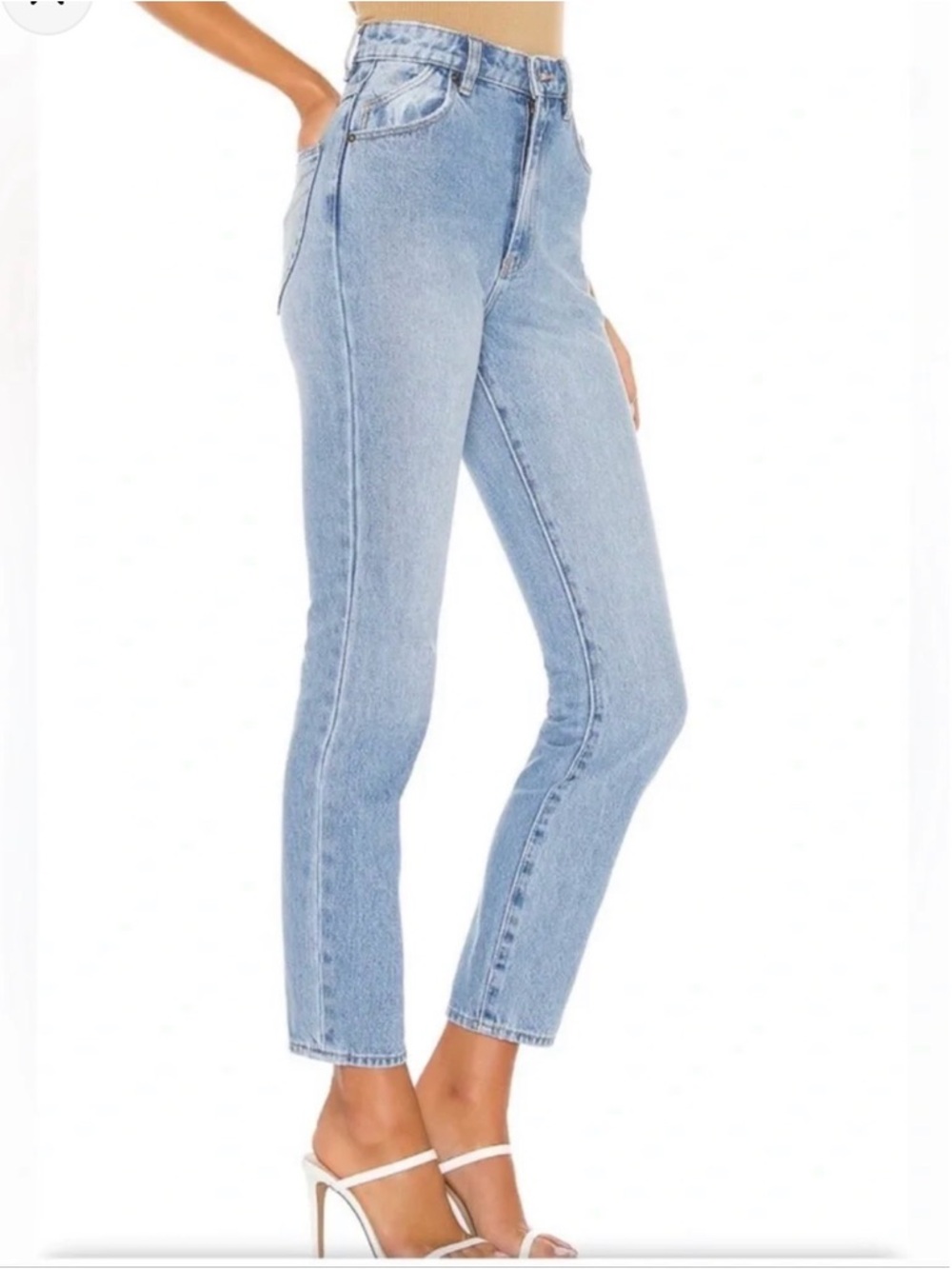 Rolla's Dusters High Rise Slim Jeans, Old Stone, Size 25‎